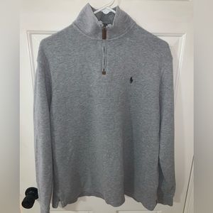 Polo Sweater Quarter Zip - Large